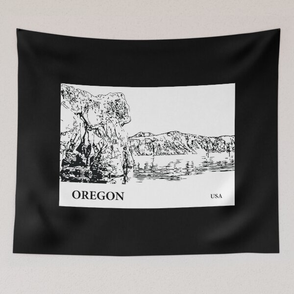 Artikelvorschau, Oregon USA entworfen und verkauft von Lakeric Cityscapes.