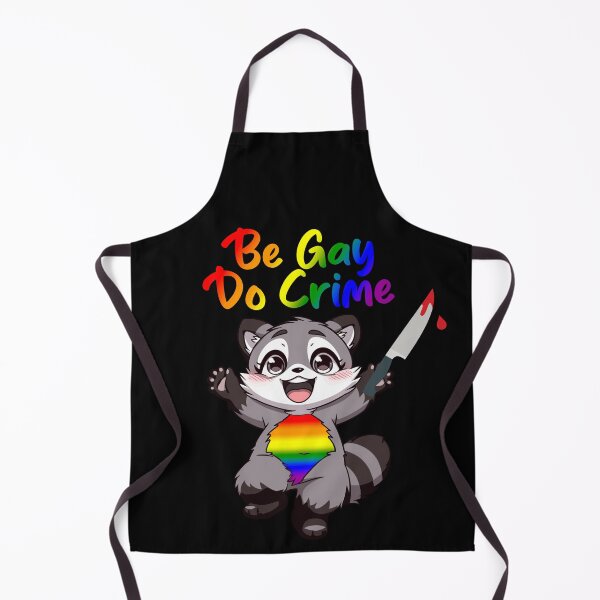 Item preview, Be Gay Do Crime, Raccoon Rainbow Pride Flag Colors, Pride Design designed and sold by Travelslightly.