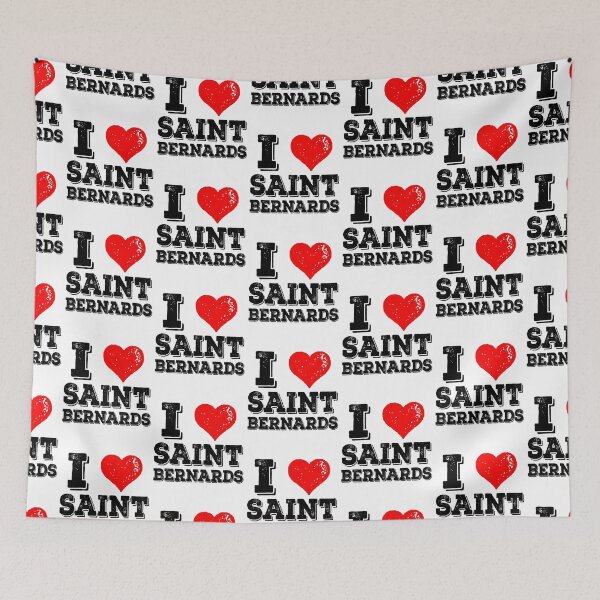 Item preview, I Love St Bernards Western Country Southern Distressed designed and sold by Guarddogdrive.