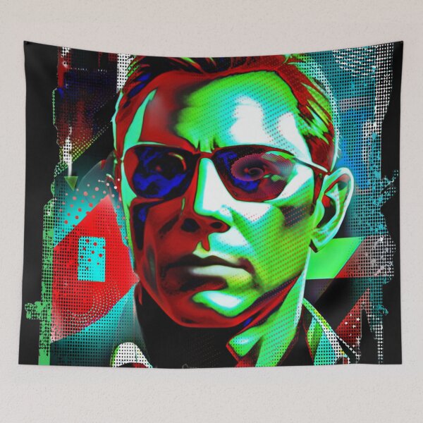 Item preview, Grunge secret agent portrait designed and sold by clarazen.