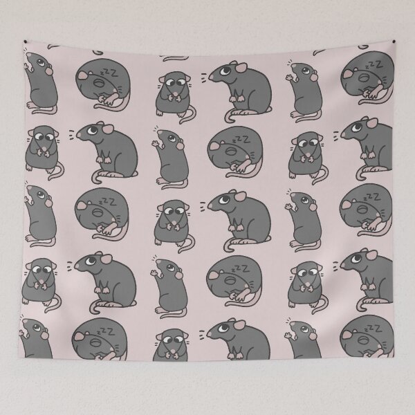 Item preview, Cartoon Rat Pattern designed and sold by loulou-artifex.