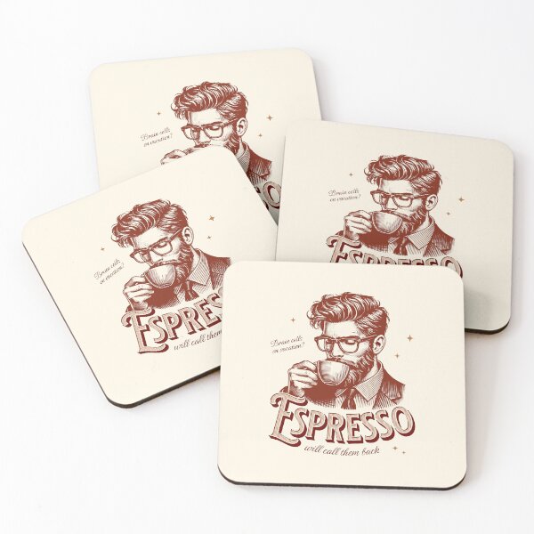 Item preview, Office espresso brain boost. Humorous coffee art designed and sold by Pearl67.