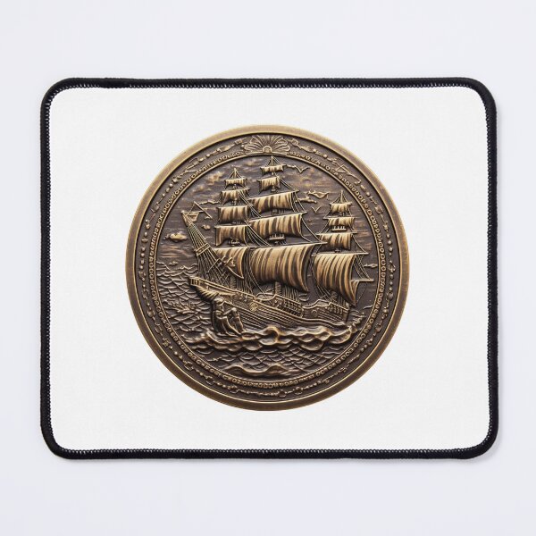 Item preview, Pirate coin | Fantasy coin | Medieval coin | Pirate Sailboat | Pirate treasure | Dnd token 11 designed and sold by Yaremchuk.