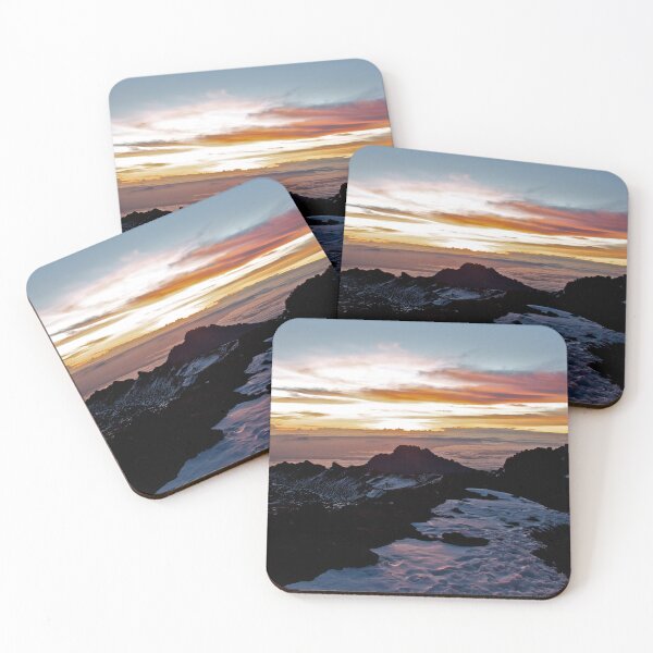 Item preview, Sunrise from top Mt Kilimanjaro | Tanzania Travel Photography designed and sold by ShotsByLau.