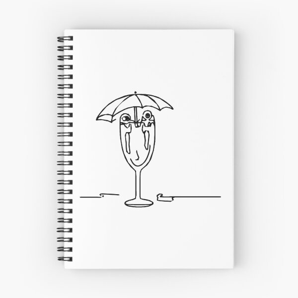 Artikelvorschau, Heißes Sommer-Ferienparty-Glas | Illustration im minimalistischen Stil entworfen und verkauft von NoNoNomad.