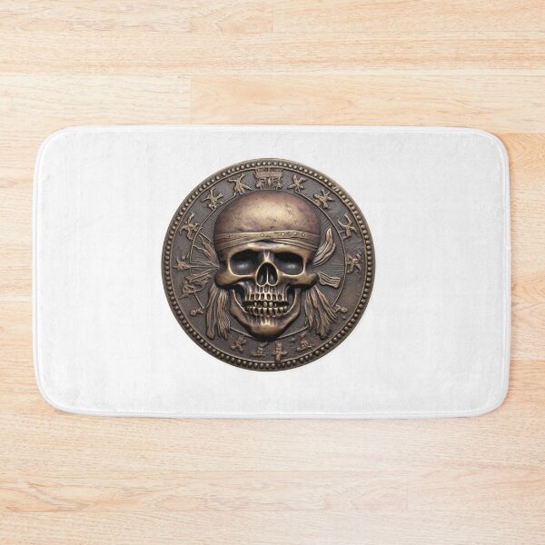 Item preview, Moneda pirata | Moneda de fantasía | Moneda medieval | Cráneo pirata | Tesoro pirata | Dnd token 12 designed and sold by Yaremchuk.