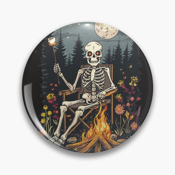 Item preview, Skeleton Camping Ghost Stories designed and sold by StarlingsCrown.