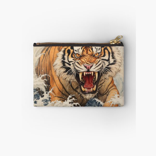 Item preview, Snarling Tiger Hokusai Style designed and sold by whitecat23.