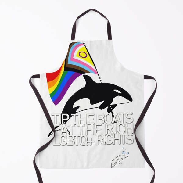 Item preview, LGBTQ+ rights orca designed and sold by Bunny Smiles.