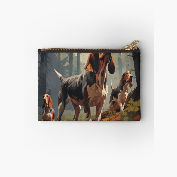 Item preview, Basset Hounds on the Hunt (Design 2) designed and sold by Samuelsboro.