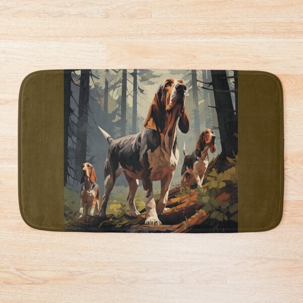 Item preview, Basset Hounds on the Hunt (Design 2) designed and sold by Samuelsboro.