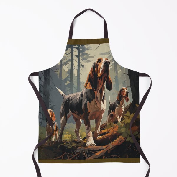 Item preview, Basset Hounds on the Hunt (Design 2) designed and sold by Samuelsboro.