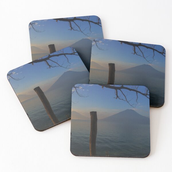 Item preview, Lake Atitlan Sunrise with San Pedro Volcano | Guatemala Travel Photography designed and sold by ShotsByLau.