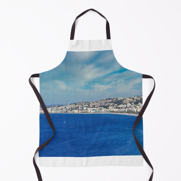 Item preview, Beach and Promenade des Anglais in Nice town aerial view designed and sold by goceris.
