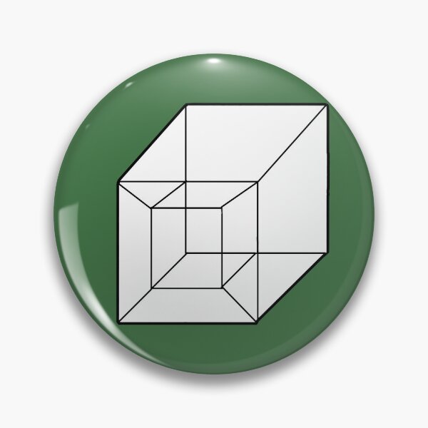 Item preview, Tesseract - Color Me - optical illusion designed and sold by RedLeafPine.
