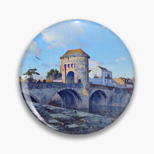 Item preview, Monnow Bridge in Blue Hues, Monmouth designed and sold by Pinkgnomie.