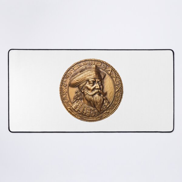 Item preview, Pirate coin | Fantasy coin | Medieval coin | Pirate sailboat | Pirate treasure | Black Spot 18 designed and sold by Yaremchuk.