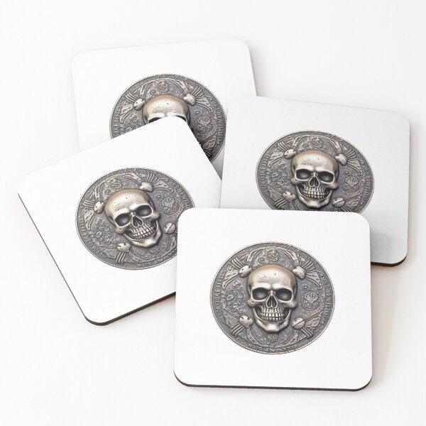 Item preview, Copy of Pirate coin | Fantasy coin | Medieval coin | Pirate skull | Pirate treasure | Black Spot 19 designed and sold by Yaremchuk.