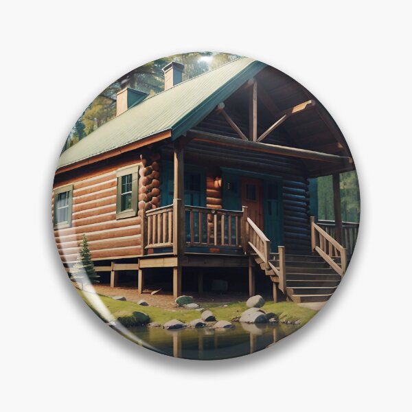 Item preview, a cabin in a forest 4 designed and sold by Tcrom97.