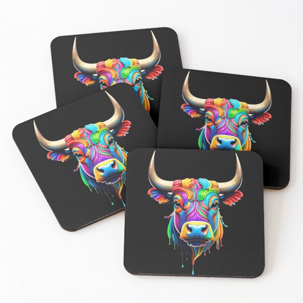 Item preview, Colorful Bull designed and sold by Virael.