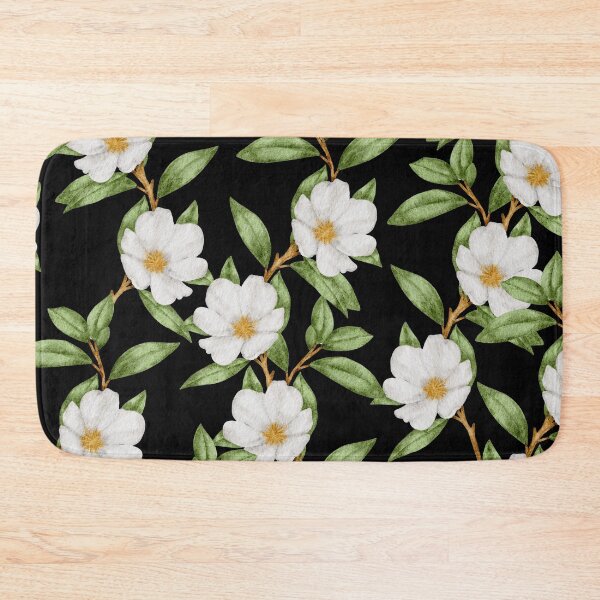 Item preview, White Floral Home #1 designed and sold by Asmaa Abdul-Azim.