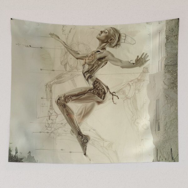 Item preview, Humanity And Technology Art designed and sold by Obsidian Ink by Wilshire.