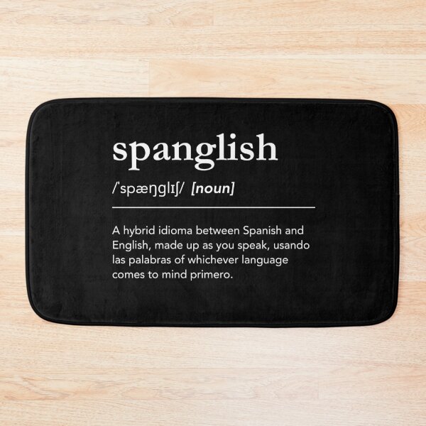 Item preview, Spanglish definition, hispanic heritage month designed and sold by lagunaklein.
