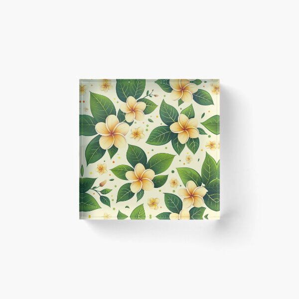 Item preview, Tropical Plumeria Flowers Hawaii Island Tropics Floral designed and sold by CarpanaBay.