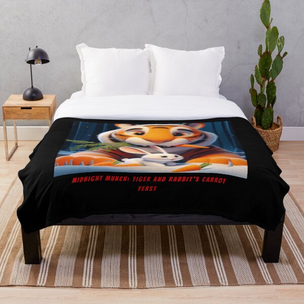 Item preview, Midnight Munch: Tiger and Rabbit’s Carrot Feast designed and sold by rkor1984.