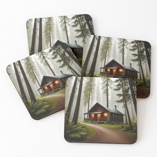 Item preview, a cabin in a forest 6 designed and sold by Tcrom97.
