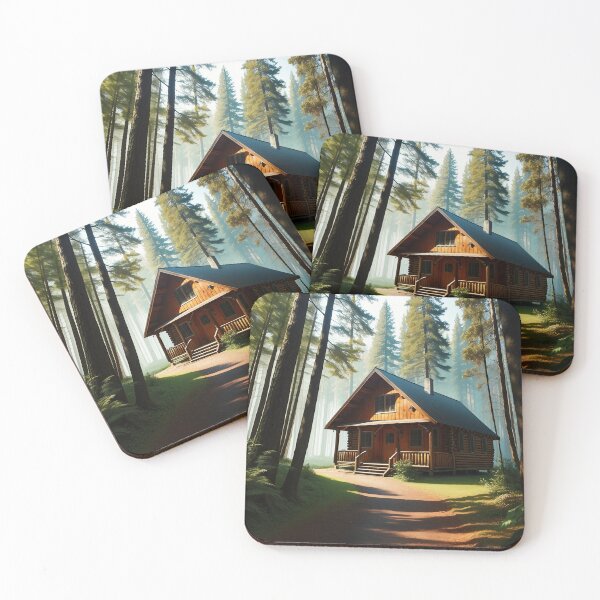 Item preview, a cabin in a forest 7 designed and sold by Tcrom97.