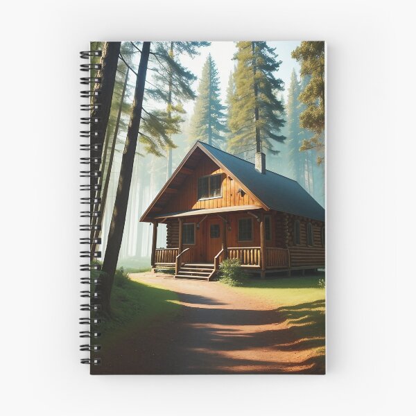 Item preview, a cabin in a forest 7 designed and sold by Tcrom97.