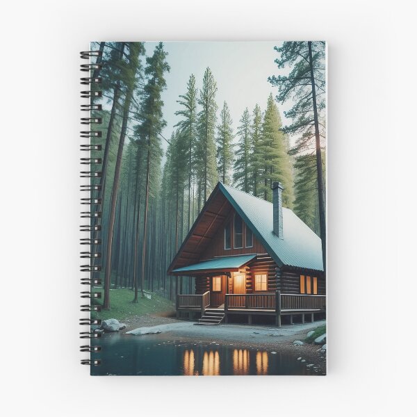 Item preview, a cabin in a forest 8 designed and sold by Tcrom97.