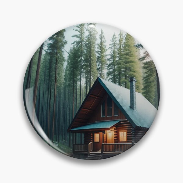 Item preview, a cabin in a forest 8 designed and sold by Tcrom97.