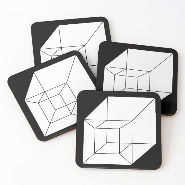 Item preview, Tesseract - Color Me - optical illusion designed and sold by RedLeafPine.