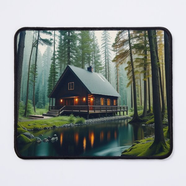 Item preview, a cabin in a forest 9 designed and sold by Tcrom97.