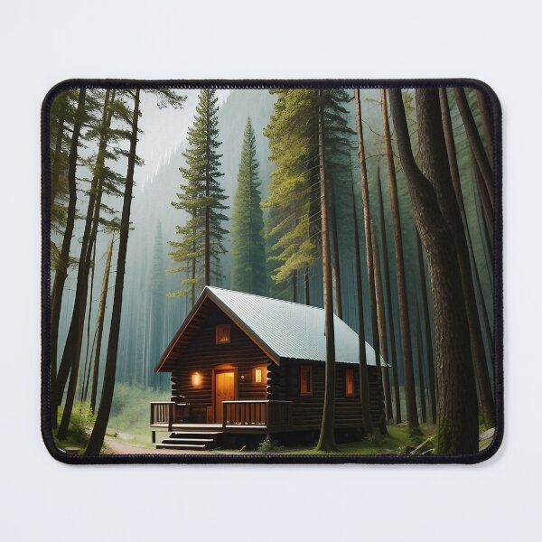 Item preview, a cabin in a forest 10 designed and sold by Tcrom97.