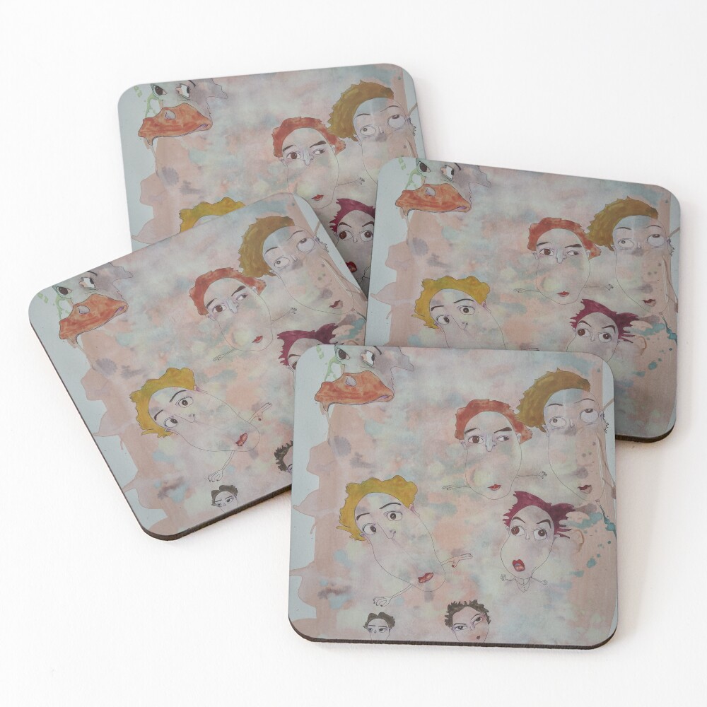 Item preview, Coasters (Set of 4) designed and sold by Rorschach68.