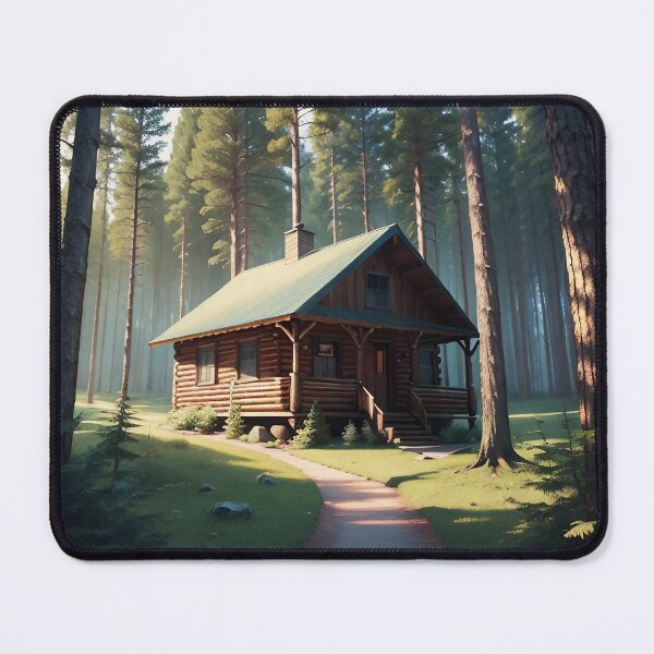Item preview, a cabin in a forest 1 designed and sold by Tcrom97.