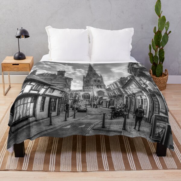 Item preview, Newark On Trent, Town Centre, Nottinghamshire, Black And White designed and sold by Paul Thompson Photography.