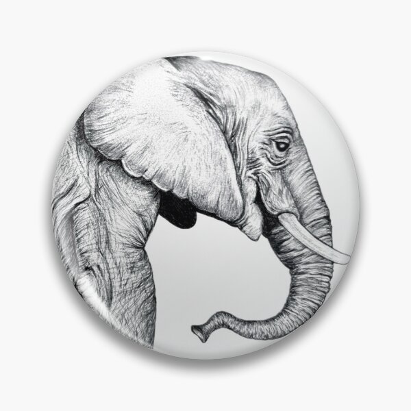 Item preview, Elephant In Black and White designed and sold by GDGCreations.