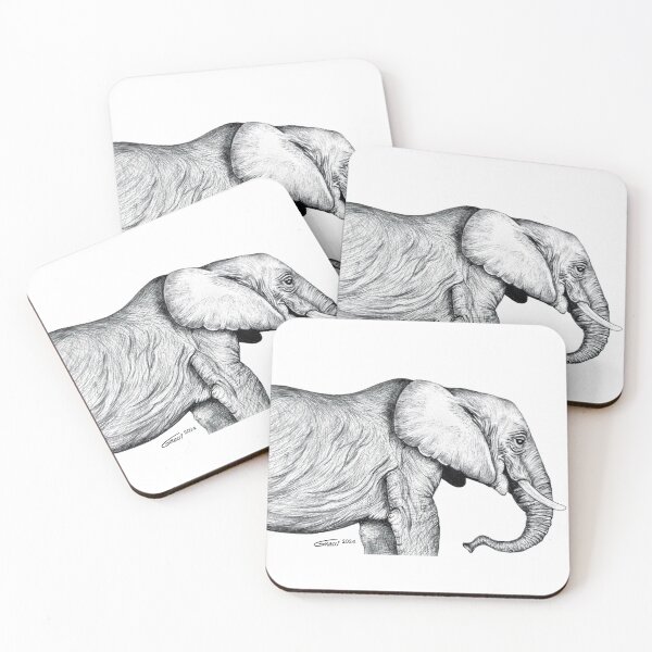 Item preview, Elephant In Black and White designed and sold by GDGCreations.