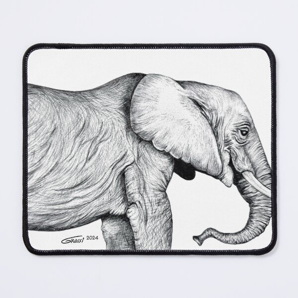 Item preview, Elephant In Black and White designed and sold by GDGCreations.