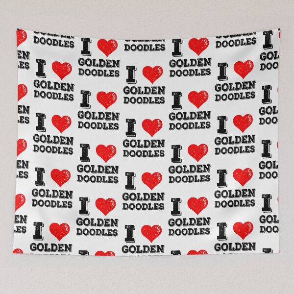 Item preview, I Love Goldendoodles Western Country Southern Distressed designed and sold by Guarddogdrive.