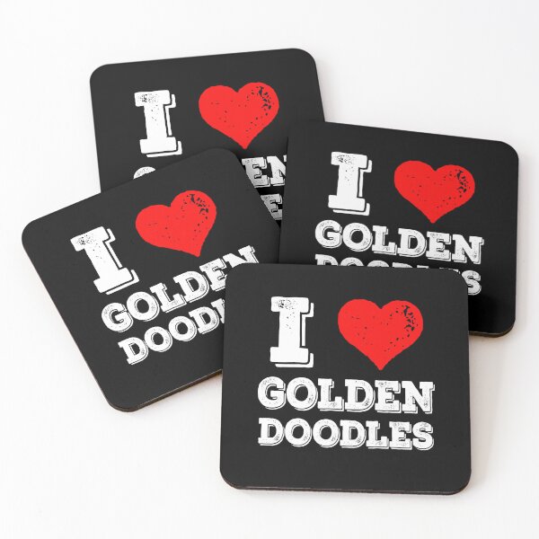 Item preview, I Love Goldendoodles Western Country Southern Distressed designed and sold by Guarddogdrive.