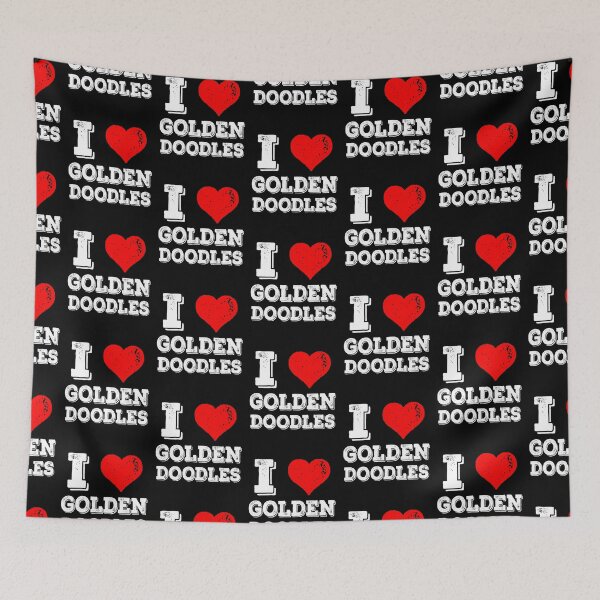 Item preview, I Love Goldendoodles Western Country Southern Distressed designed and sold by Guarddogdrive.