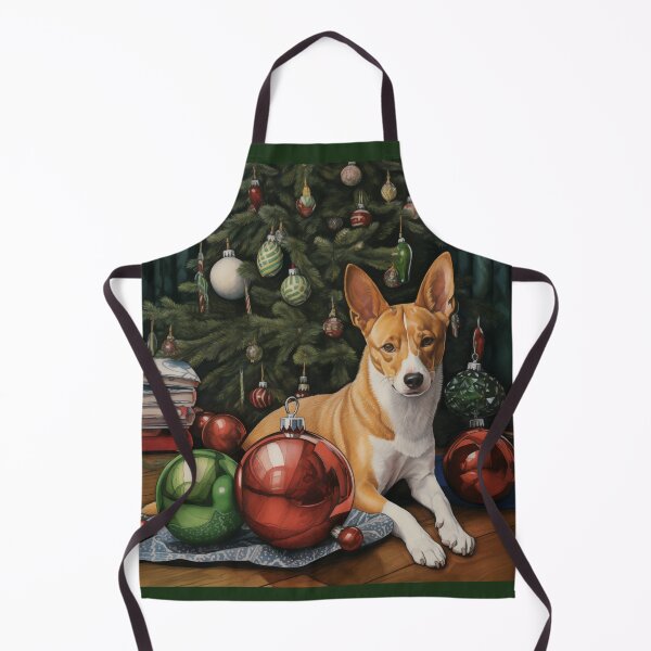 Item preview, Christmas Basenji designed and sold by Samuelsboro.