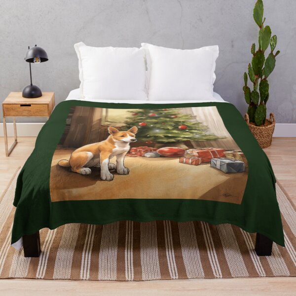 Item preview, Christmas Basenji (Design 2) designed and sold by Samuelsboro.