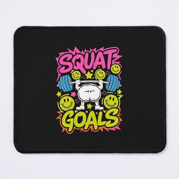Item preview, ''Squat Goals'' Cute Humor Funny Sarcastic Gym T-Shirt designed and sold by Witty Shirts.