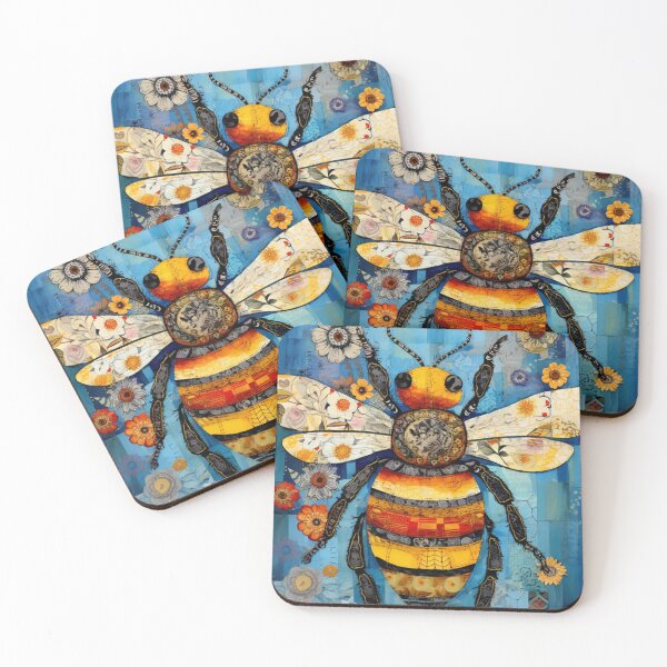 Item preview, Patchwork Bee designed and sold by whitecat23.
